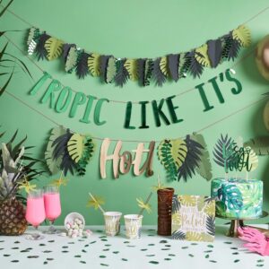 Tropisk girlander 2 deler, Tropic like its hot! - 2 meter