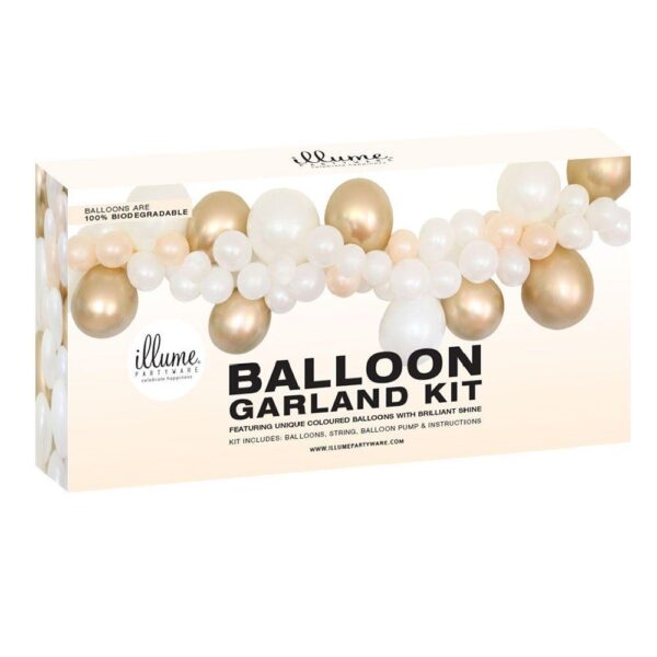Ballongbue premium, gjør det selv - Gull og hvit - Bilde 2
