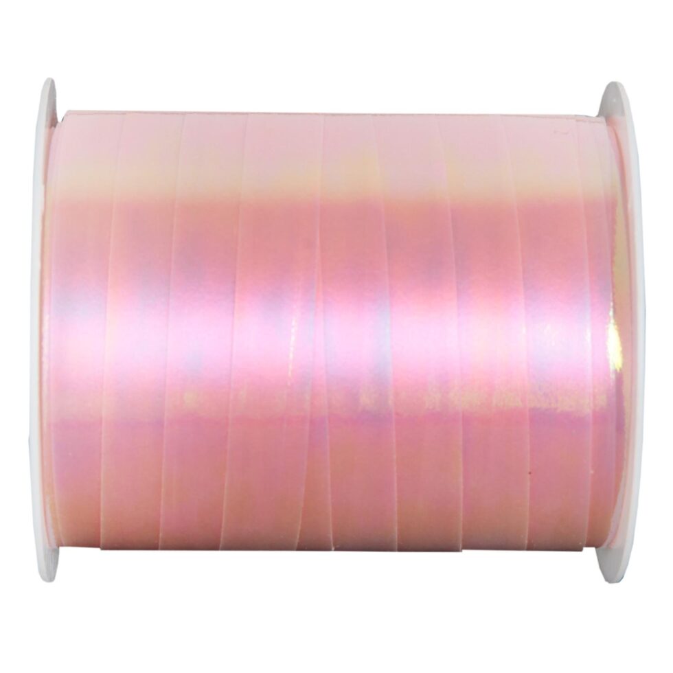 Gavebånd 10mm, skinnende rosa – 25 m