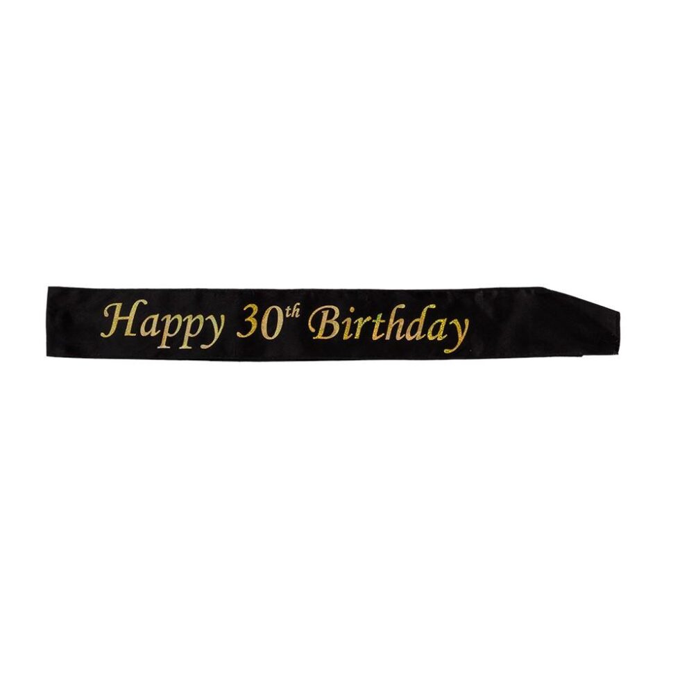 Festbånd - Happy 30th Birthday