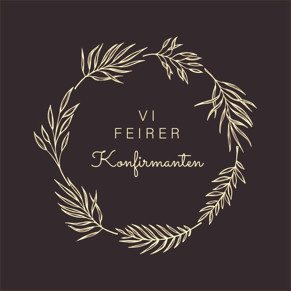 Servietter, Vi feirer konfirmanten, mørk blå – 20 stk