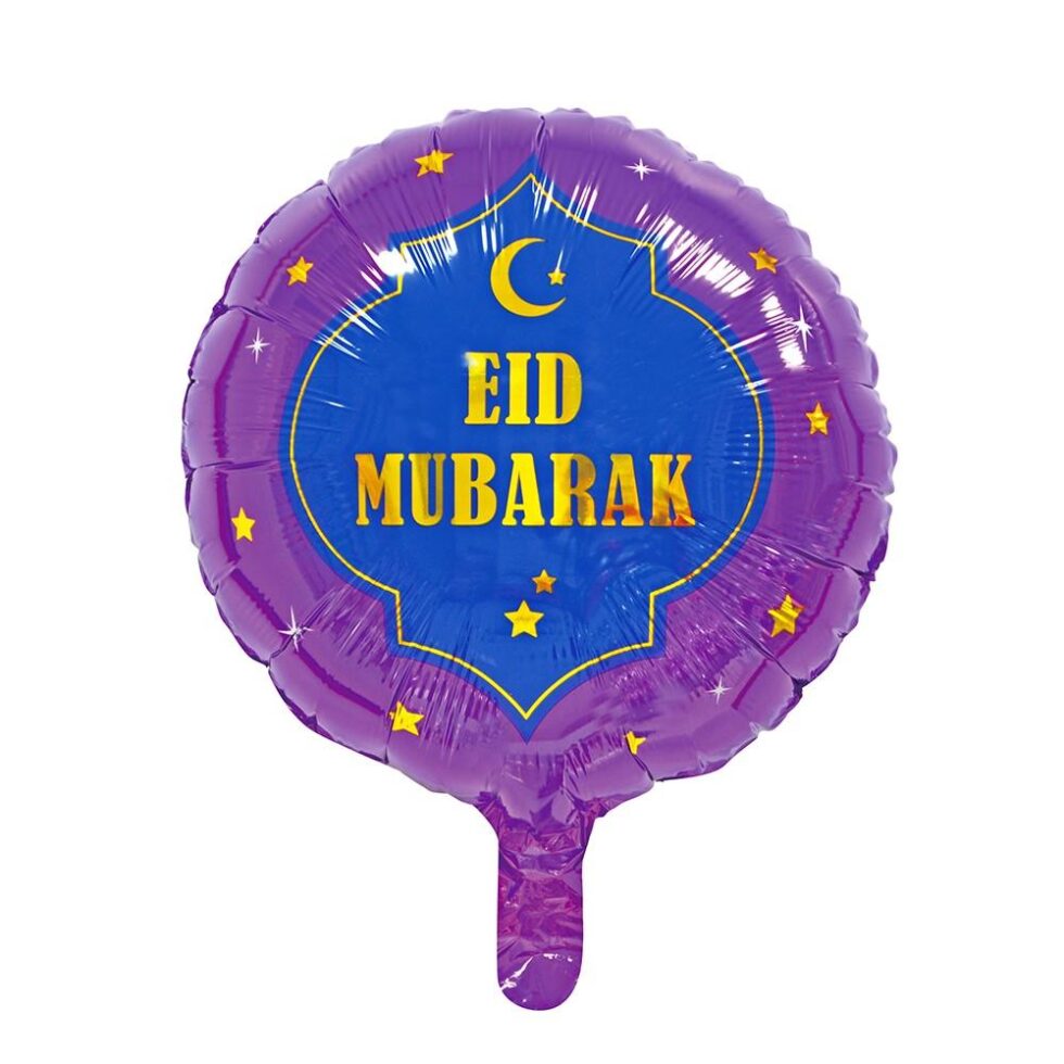 Folieballong - Eid Mubarak