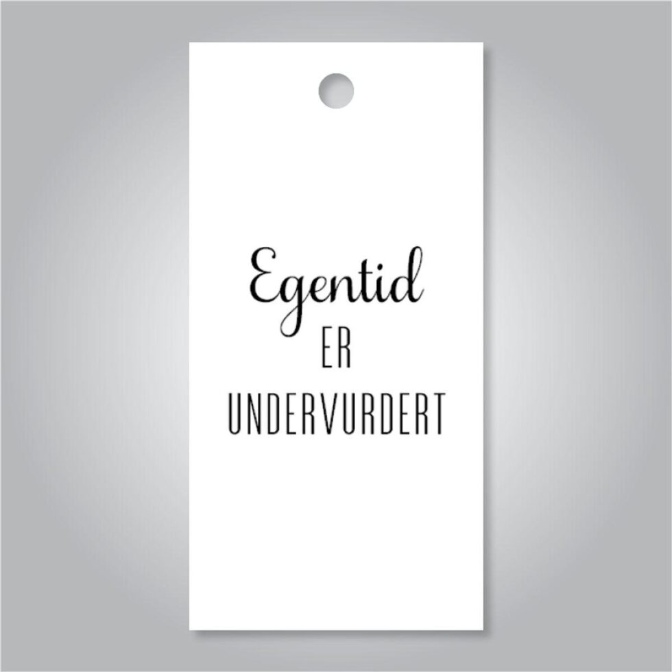 Tag til gave - Egentid er undervurdert