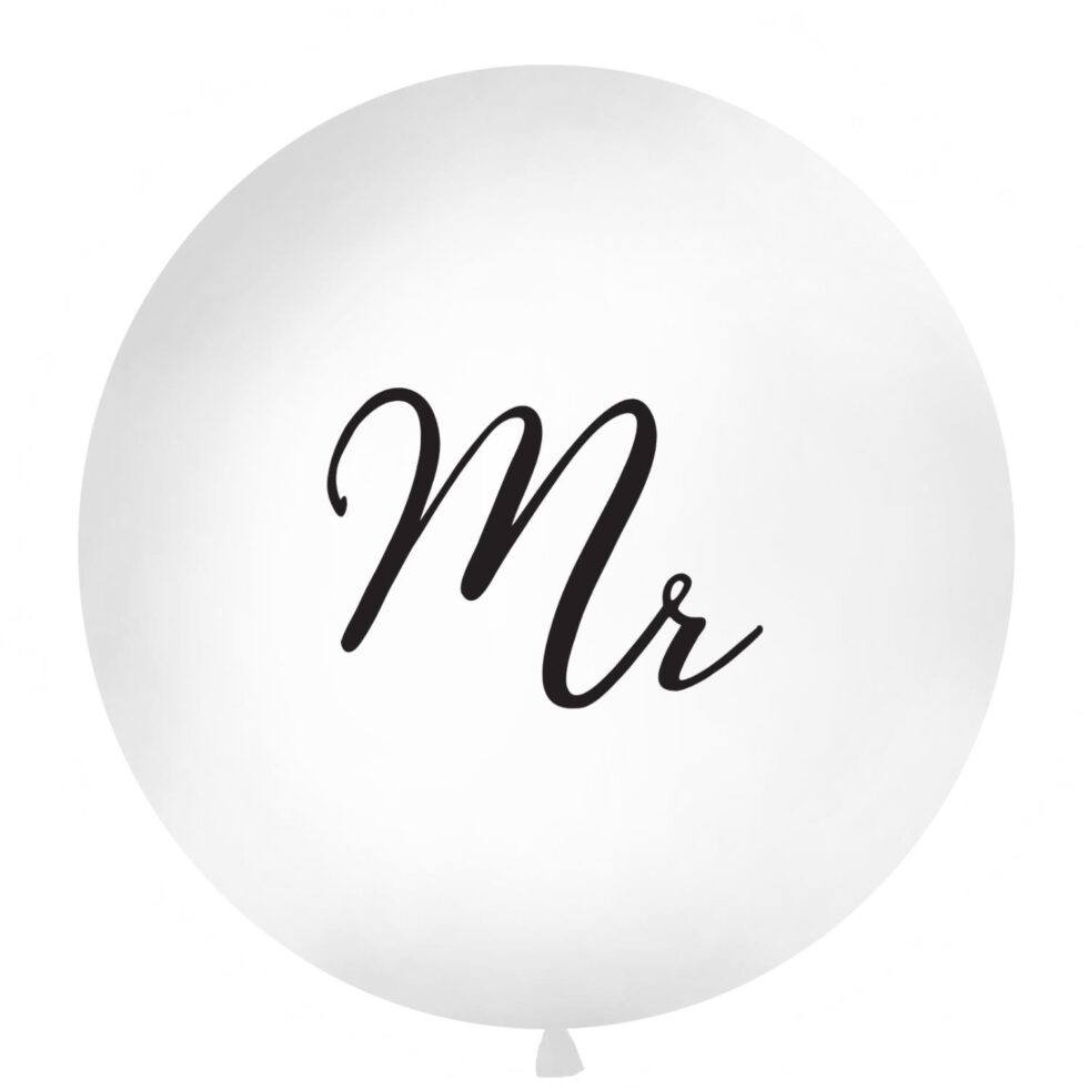 Gigantisk ballong 100 cm - Mr