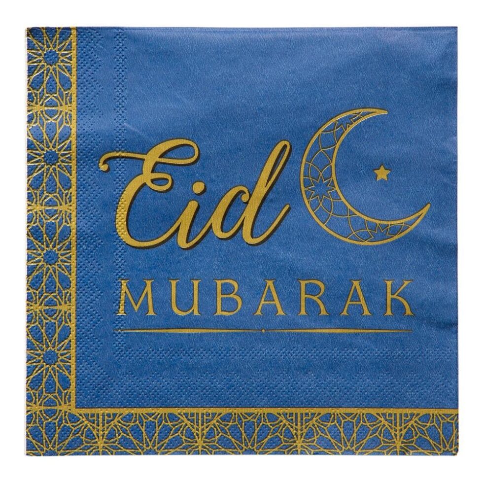 Servietter, Eid Mubarak - 16 stk