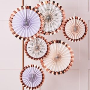Papirvifter floral miks – 6 stk