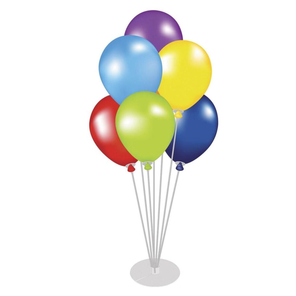 Gjenbruksstativ med ballongholdere - bordmodell