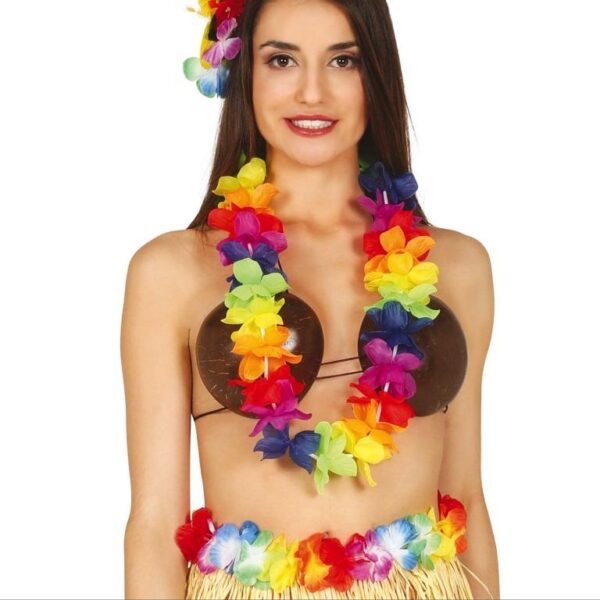 Hawaiikrans enkel - fargerik