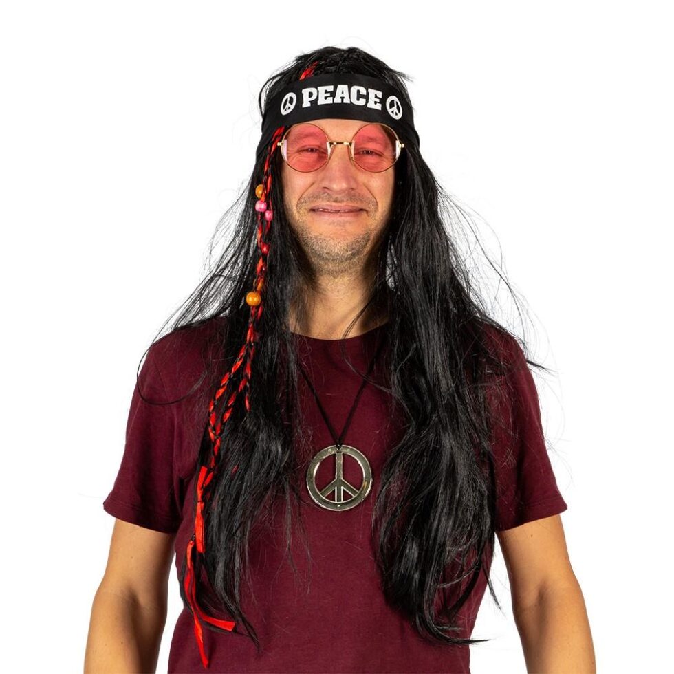 Tilbehørsett hippie - 3 deler