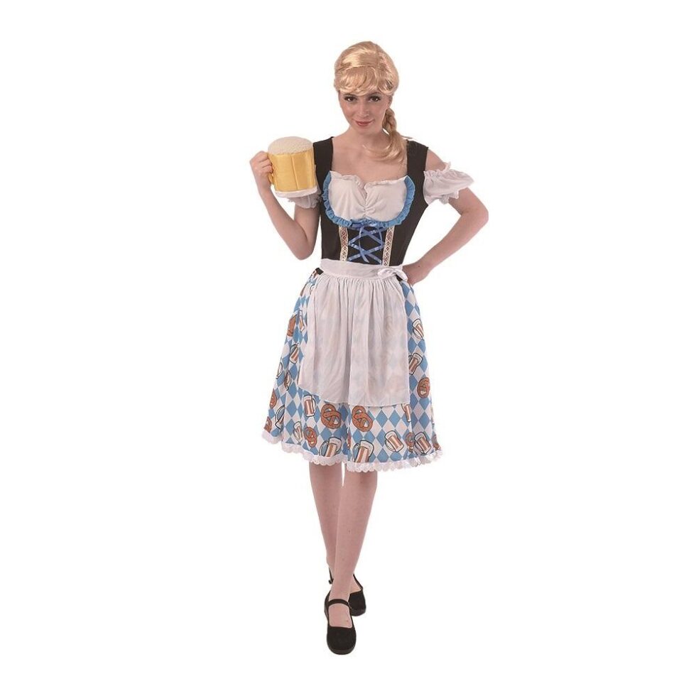 Oktoberfestkjole øl og pretzel