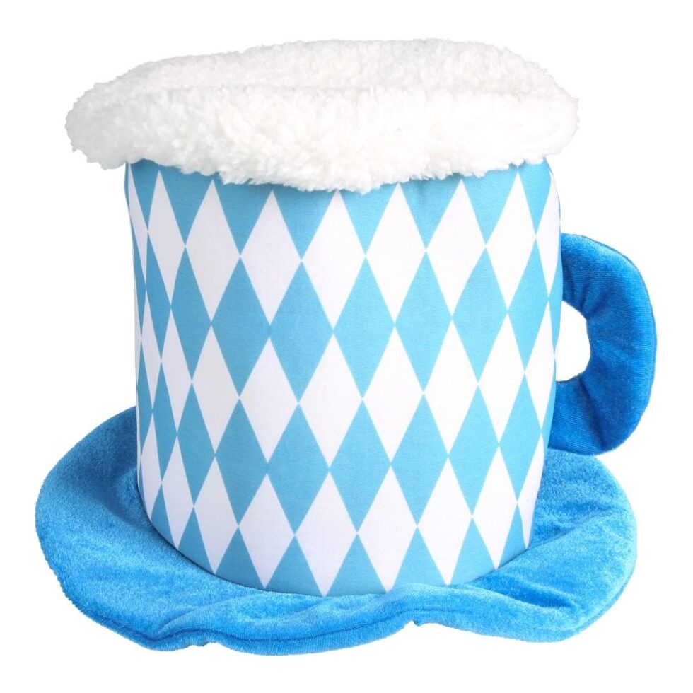 Oktoberfest ølkrushatt rutete