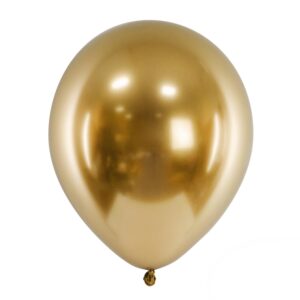 Ballonger chrome gull, 30 cm - 50 stk