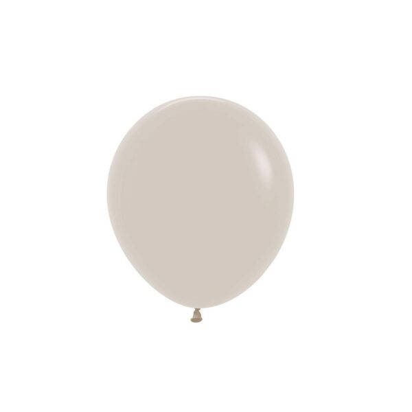 Ballonger 12 cm, white sand - 10 stk