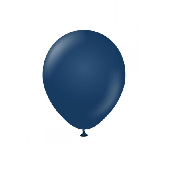 Ballonger 12 cm, metallic mørk blå - 10 stk
