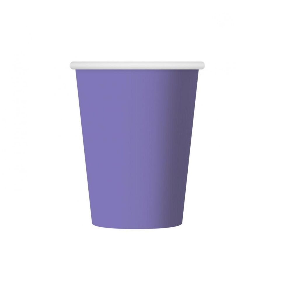 Pappkopper, lilla - 6 stk