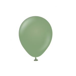 Ballonger 30 cm, eucalyptus grønn - 10 stk