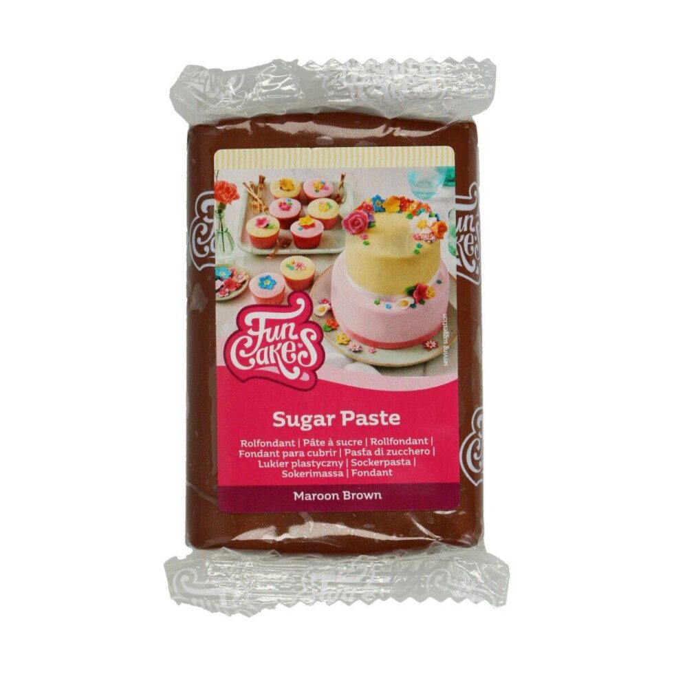 Fondant, 250g - Maroon brun