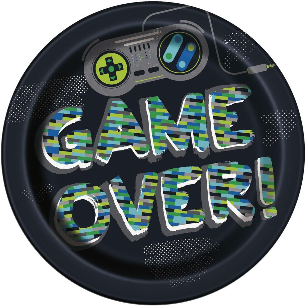 Papptallerkener, Game over - 8 stk