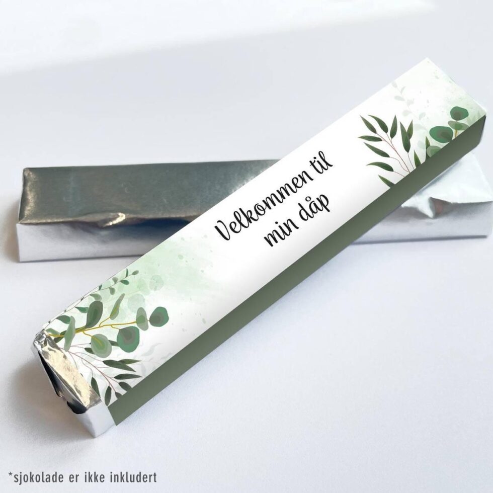 Kinder omslag, Dåp eucalyptus - 20 stk