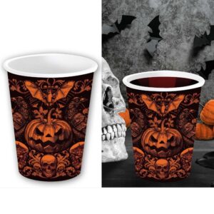 Pappkopper goth gresskar - 6 stk