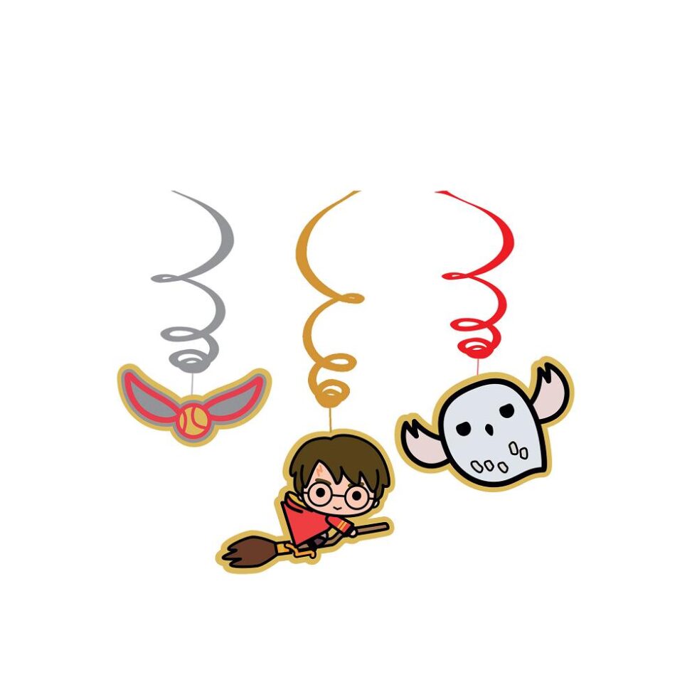 Hengende dekor, Harry Potter - 6 stk