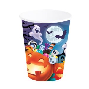 Pappkopper koselig halloween - 6 stk