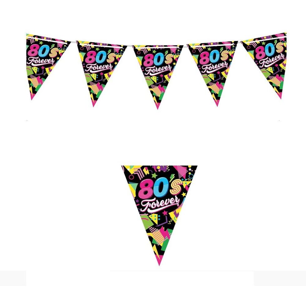 Flaggbanner, 80s - 3 meter