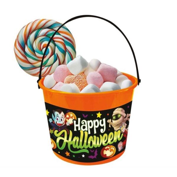 Halloween godtebøtte - Søt oransje