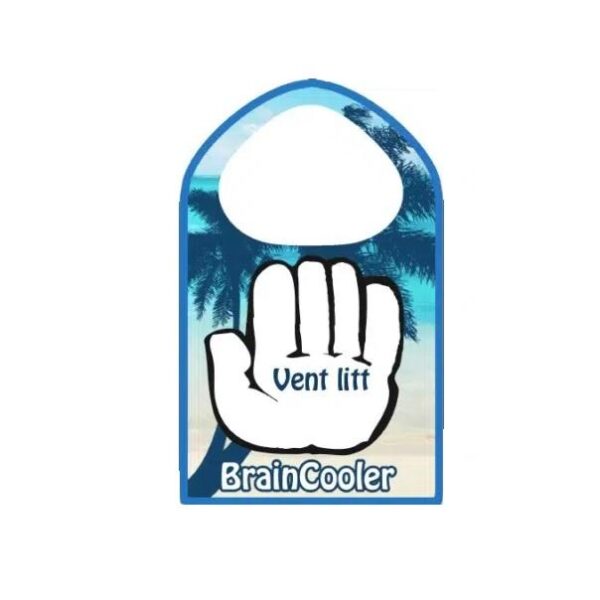 BrainCooler venteskilt - 1 stk