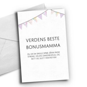 Kort - Verdens beste bonusmamma