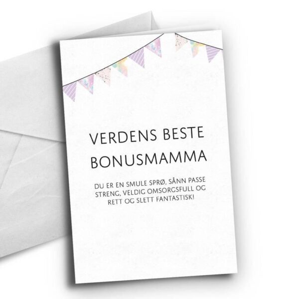 Kort - Verdens beste bonusmamma
