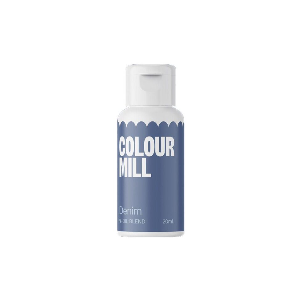Colour Mill Oljebasert Matfarge, 20ml - Denim blå