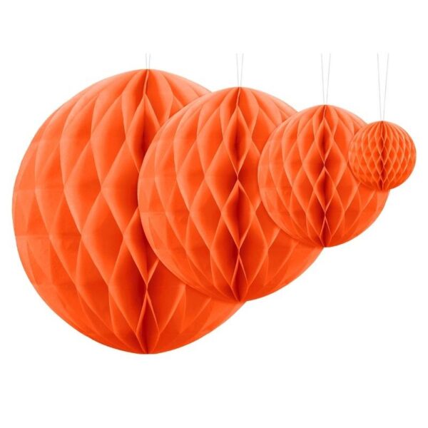 Honeycomb, oransje - 20 cm