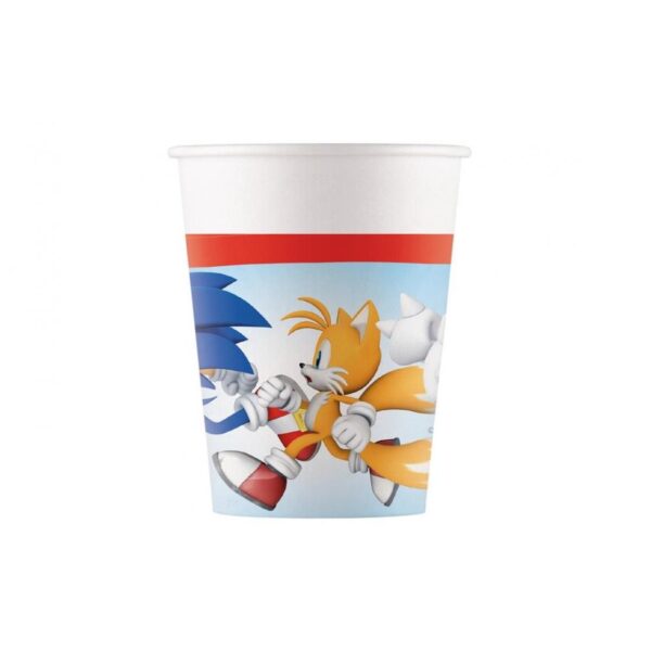 Pappkopper, Sonic - 8 stk