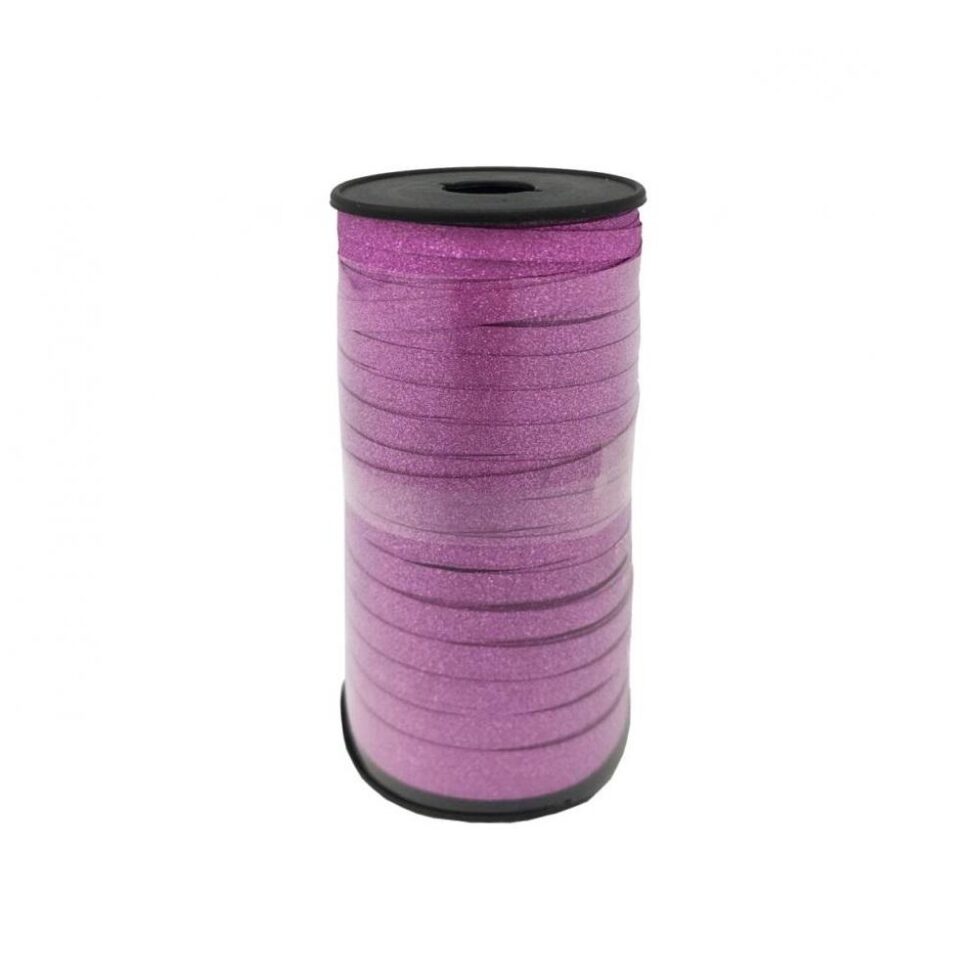 Gavebånd, glitrende rosa - 92 meter