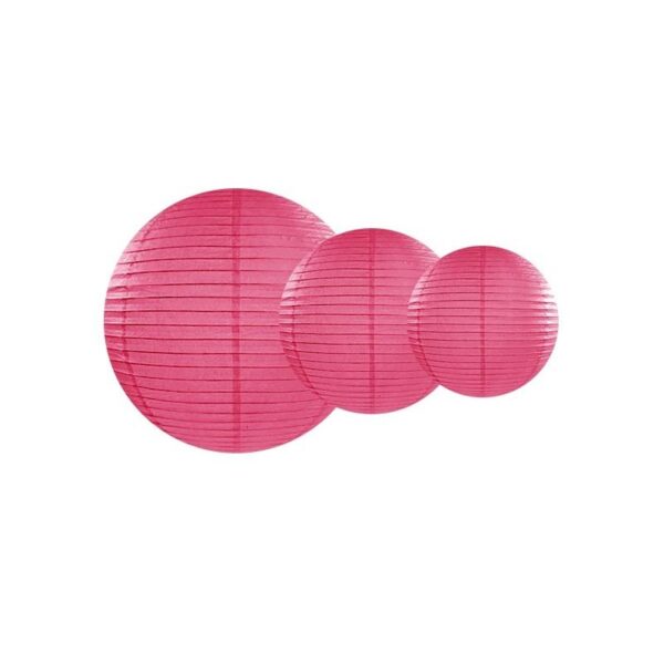 Papirlanterne rosa – 25 cm