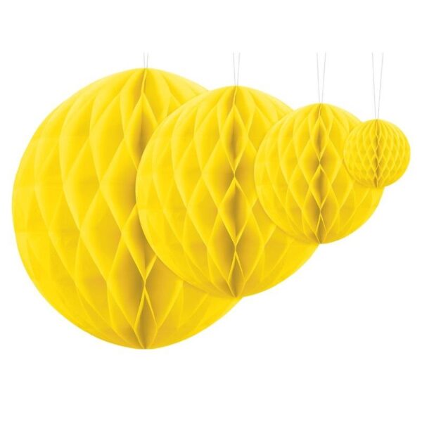 Honeycomb, gul - 20 cm