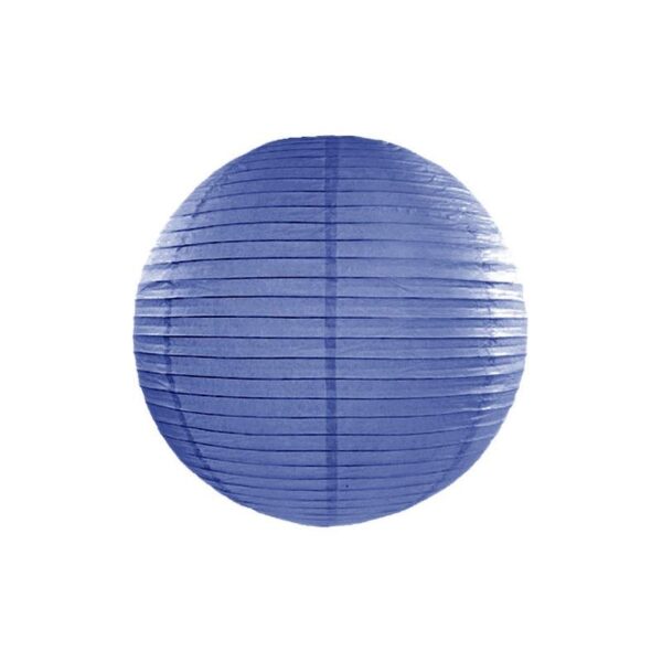 Papirlanterne mørk blå – 25 cm