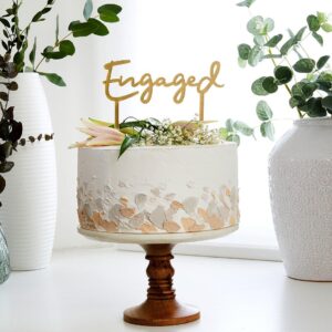 Kakepynt, speil gull - Engaged