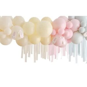 Ballongbue, gjør det selv - duse pasteller