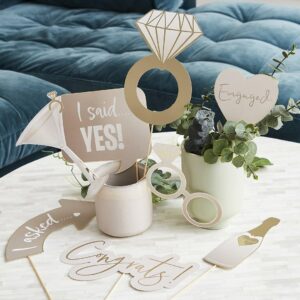 Fotopinner forlovelse - 10 stk