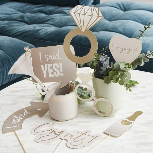 Fotopinner forlovelse - 10 stk