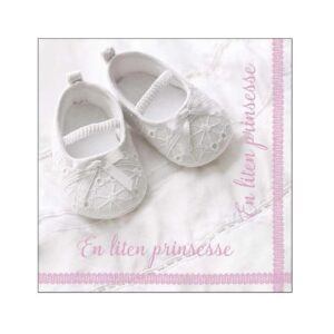 Servietter, en liten prinsesse – 20 stk