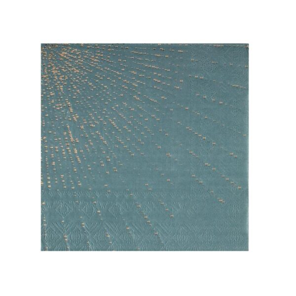 Servietter med gullkonfetti, eucalyptus – 10 stk