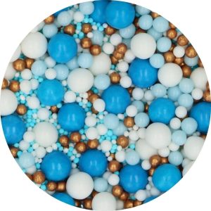 FunCakes Soft Pearls 80g - Blue celebration