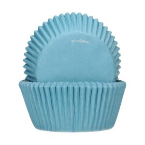 Cupcakeformer, dus blå – 48 stk