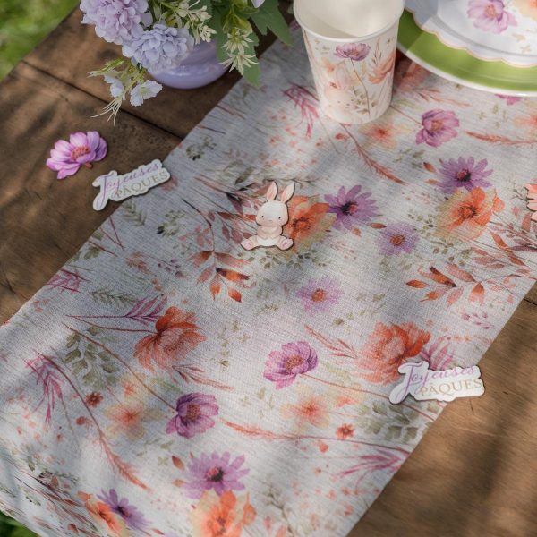 Bordløper med duse blomster – 3 meter - Bilde 2