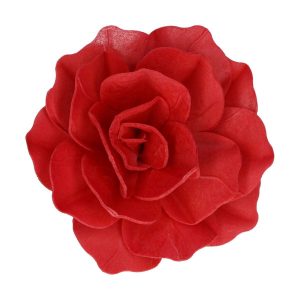 Spiselig rose XL, fedigmontert - Rød