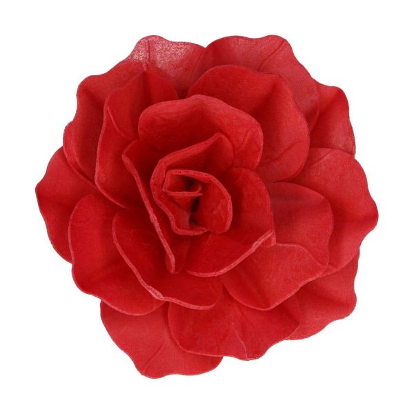 Spiselig rose XL, fedigmontert - Rød