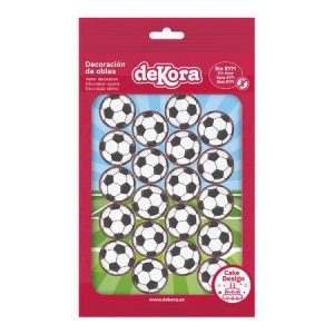 Spiselig kakedekor, fotballer - 20 stk